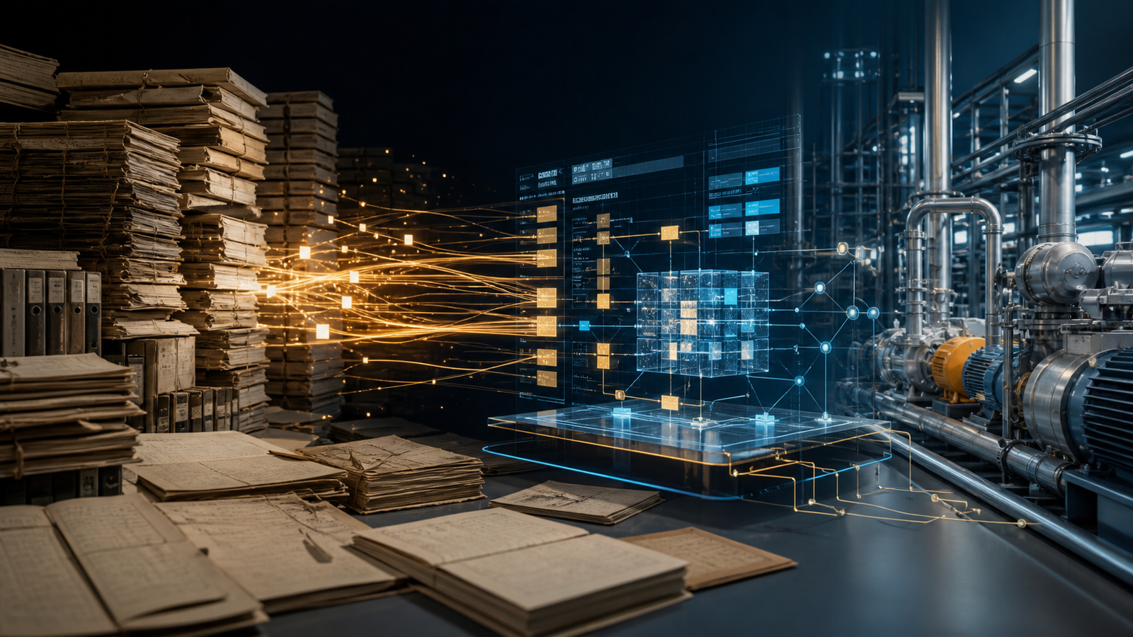 Years to Weeks: Structuring 30 Years of Maintenance Data for AI